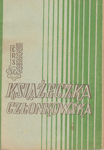 Książeczka członkowska 1946 r.